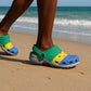 African Proud Gabon Flag Clogs Shoes - African Pride