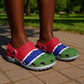 African Proud Gambia Flag Clogs Shoes - African Pride