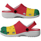 African Proud Ghana Flag Clogs Shoes - African Pride