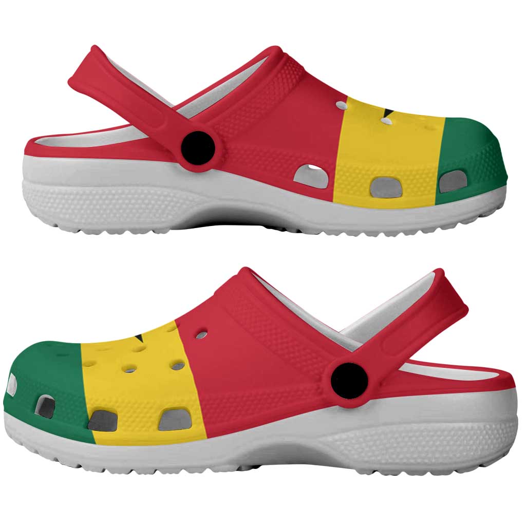 African Proud Ghana Flag Clogs Shoes - African Pride