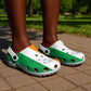African Proud Ivory Coast Flag Clogs Shoes - African Pride