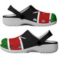 African Proud Kenya Flag Clogs Shoes - African Pride