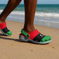 African Proud Libya Flag Clogs Shoes - African Pride