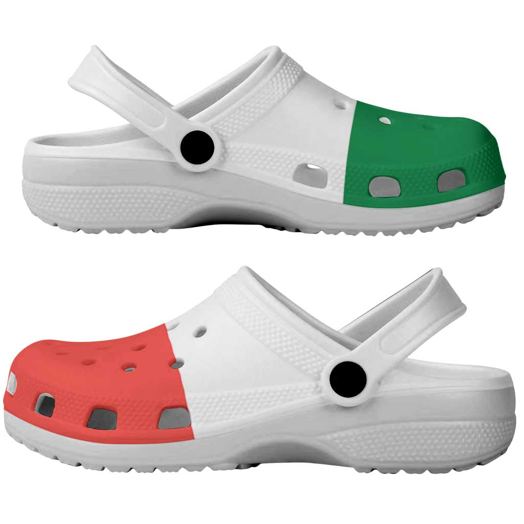 African Proud Madagascar Flag Clogs Shoes - African Pride