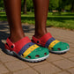 African Proud Mauritius Flag Clogs Shoes - African Pride