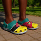African Proud Mozambique Flag Clogs Shoes - African Pride