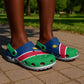 African Proud Namibia Flag Clogs Shoes - African Pride