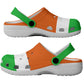 African Proud Niger Flag Clogs Shoes - African Pride