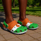 African Proud Niger Flag Clogs Shoes - African Pride
