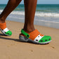 African Proud Niger Flag Clogs Shoes - African Pride