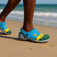 African Proud Rwanda Flag Clogs Shoes - African Pride
