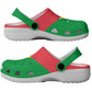African Proud Sao Tome and Principe Flag Clogs Shoes - African Pride