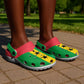 African Proud Sao Tome and Principe Flag Clogs Shoes - African Pride