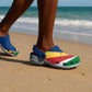 African Proud Seychelles Flag Clogs Shoes - African Pride