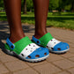 African Proud Sierra Leone Flag Clogs Shoes - African Pride