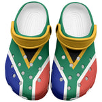 African Proud South Africa Flag Clogs Shoes - African Pride