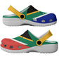 African Proud South Africa Flag Clogs Shoes - African Pride