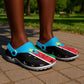 African Proud South Sudan Flag Clogs Shoes - African Pride