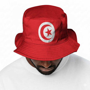 African Proud Tunisia Flag Bucket Hat