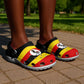 African Proud Uganda Flag Clogs Shoes - African Pride