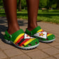 African Proud Zimbabwe Flag Clogs Shoes - African Pride