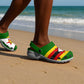 African Proud Zimbabwe Flag Clogs Shoes - African Pride