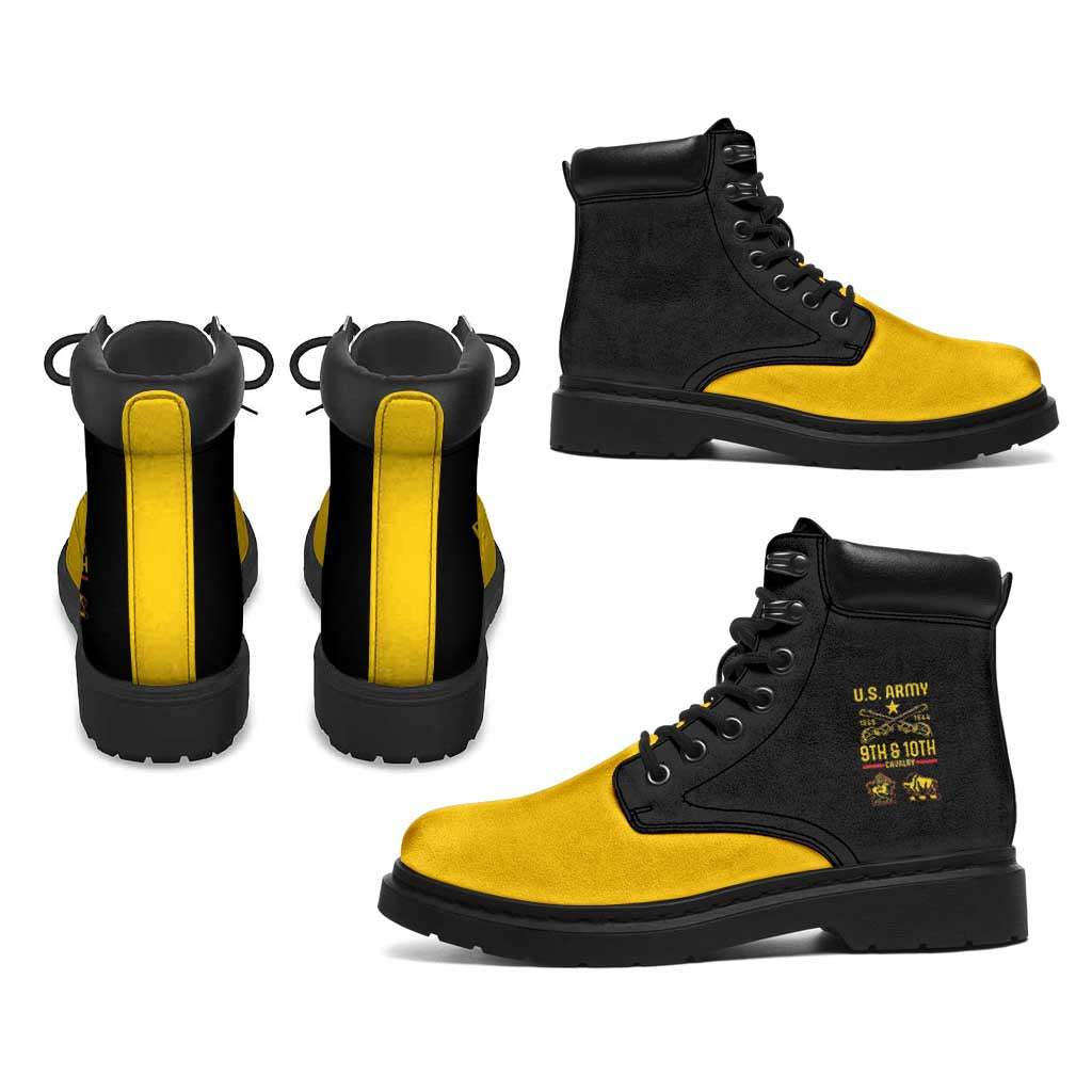 Afro-Americans Buffalo Soldiers All Season Boots 9th and 10th Cavalry Regiment - African Pride