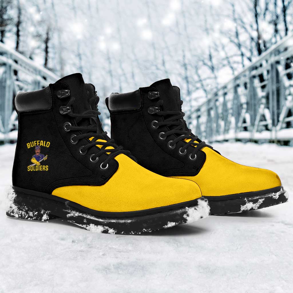 Afro-Americans Buffalo Soldiers All Season Boots 9th and 10th Cavalry Regiment - African Pride