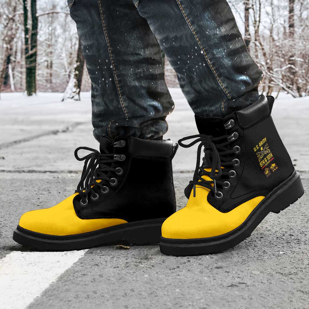 Afro-Americans Buffalo Soldiers All Season Boots 9th and 10th Cavalry Regiment - African Pride