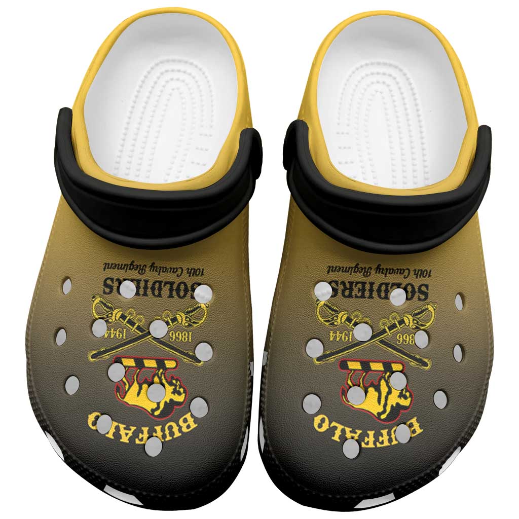 Afro-Americans Buffalo Soldiers Clogs Shoes 10th Cavalry Regiment - African Pride