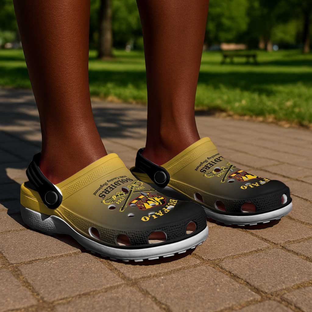 Afro-Americans Buffalo Soldiers Clogs Shoes 10th Cavalry Regiment - African Pride