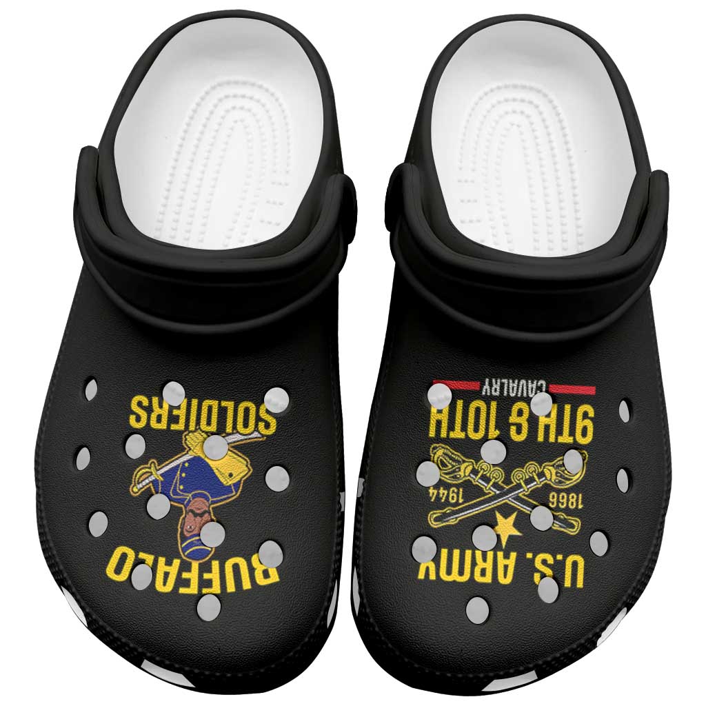 Afro-Americans Buffalo Soldiers Clogs Shoes 9th and 10th Cavalry Regiment - African Pride