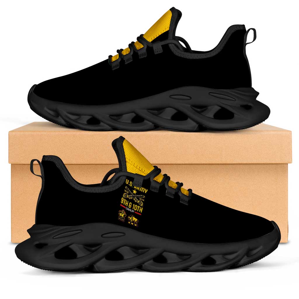 Afro-Americans Buffalo Soldiers Clunky Sneakers 9th and 10th Cavalry Regiment - African Pride