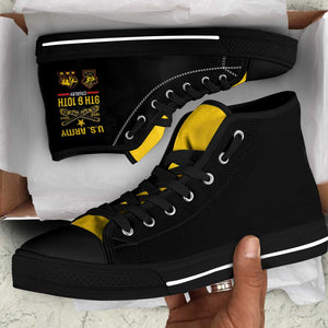 Afro-Americans Buffalo Soldiers High Top Shoes 9th and 10th Cavalry Regiment - African Pride