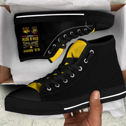 Afro-Americans Buffalo Soldiers High Top Shoes 9th and 10th Cavalry Regiment - African Pride