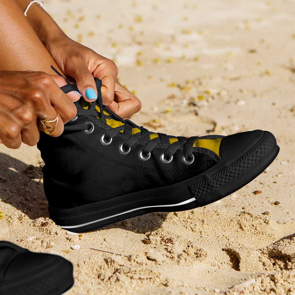 Afro-Americans Buffalo Soldiers High Top Shoes 9th and 10th Cavalry Regiment - African Pride