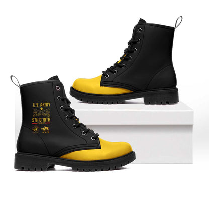 Afro-Americans Buffalo Soldiers Leather Boots 9th and 10th Cavalry Regiment - African Pride