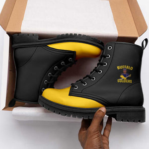 Afro-Americans Buffalo Soldiers Leather Boots 9th and 10th Cavalry Regiment - African Pride