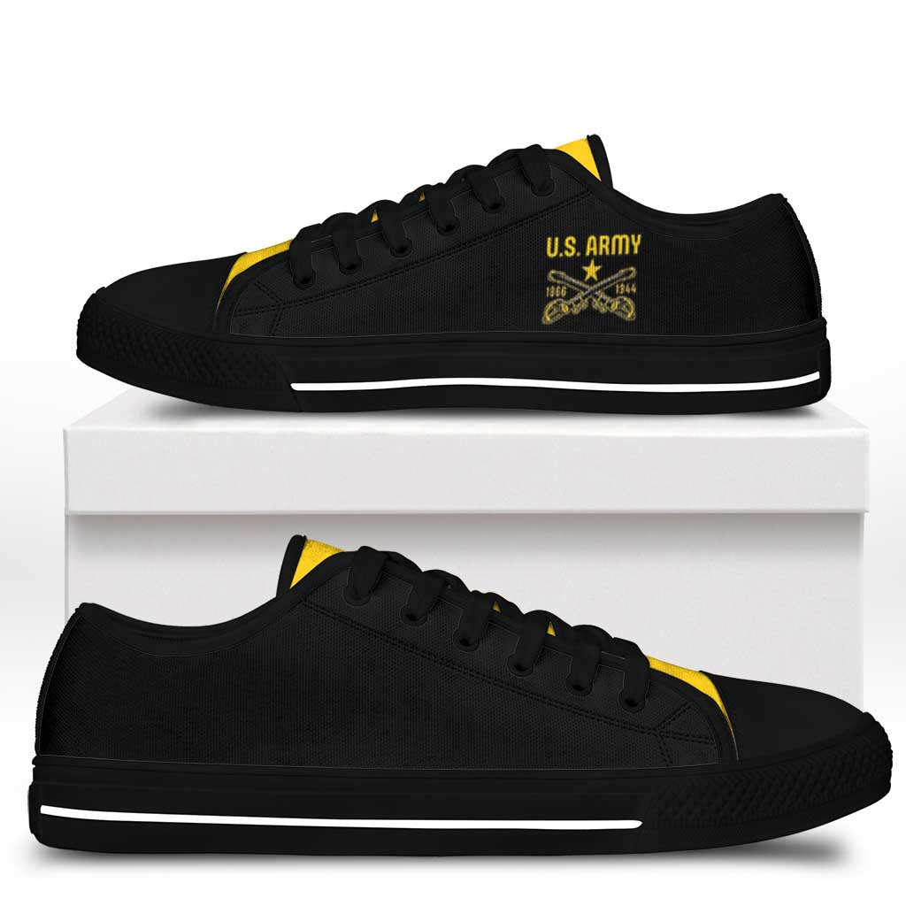 Afro-Americans Buffalo Soldiers Low Top Shoes 9th and 10th Cavalry Regiment - African Pride