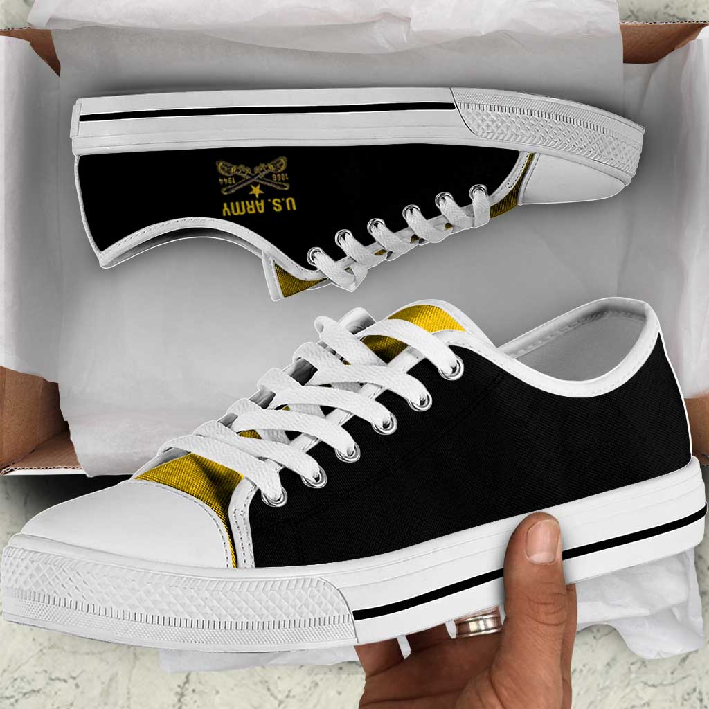 Afro-Americans Buffalo Soldiers Low Top Shoes 9th and 10th Cavalry Regiment - African Pride