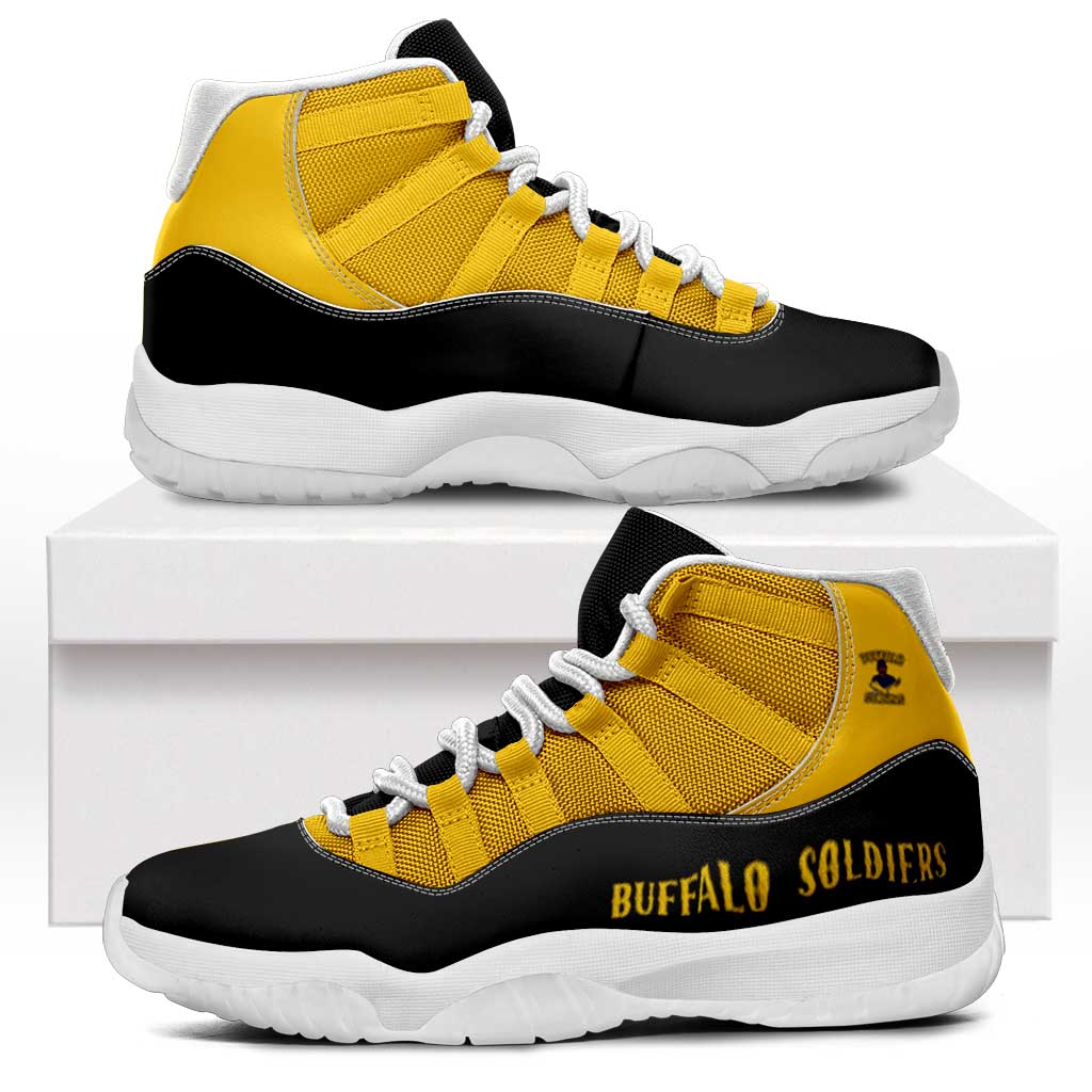 Afro-Americans Buffalo Soldiers Sneakers J11 9th and 10th Cavalry Regiment - African Pride