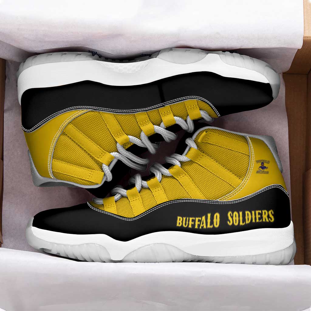 Afro-Americans Buffalo Soldiers Sneakers J11 9th and 10th Cavalry Regiment - African Pride