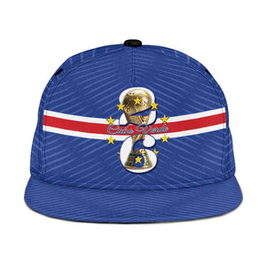 Afro Cape Verde Football Snapback Cap 2026 Tubaroes Azuis First-ever World Cup - African Pride