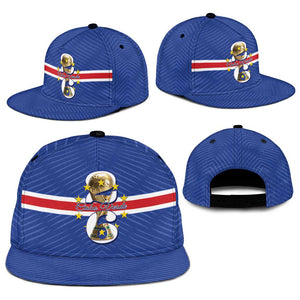 Afro Cape Verde Football Snapback Cap 2026 Tubaroes Azuis First-ever World Cup - African Pride