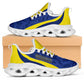 Afro Curacao 2026 Football Clunky Sneakers Go Blue Wave Grunge Curve Stylized - African Pride