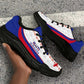 Afro Haiti 2026 Football Chunky Sneakers Les Grenadiers Veve Vodou White Curve Stylized - African Pride