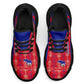 Afro Haiti 2026 Football Clunky Sneakers Les Grenadiers Veve Vodou Red Curve Stylized - African Pride