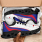 Afro Haiti 2026 Football Clunky Sneakers Les Grenadiers Veve Vodou White Curve Stylized - African Pride