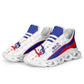 Afro Haiti 2026 Football Clunky Sneakers Les Grenadiers Veve Vodou White Curve Stylized - African Pride