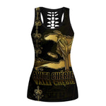 Afro-Haitians Ayiti Cherie Hollow Tank Top Haiti Map Kanson Wouj Veve Vodou